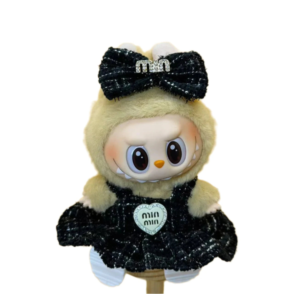 Black Miu Miu Labubu Outfit
