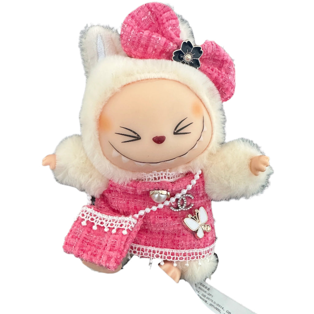 Pink Chanel Labubu Outfit