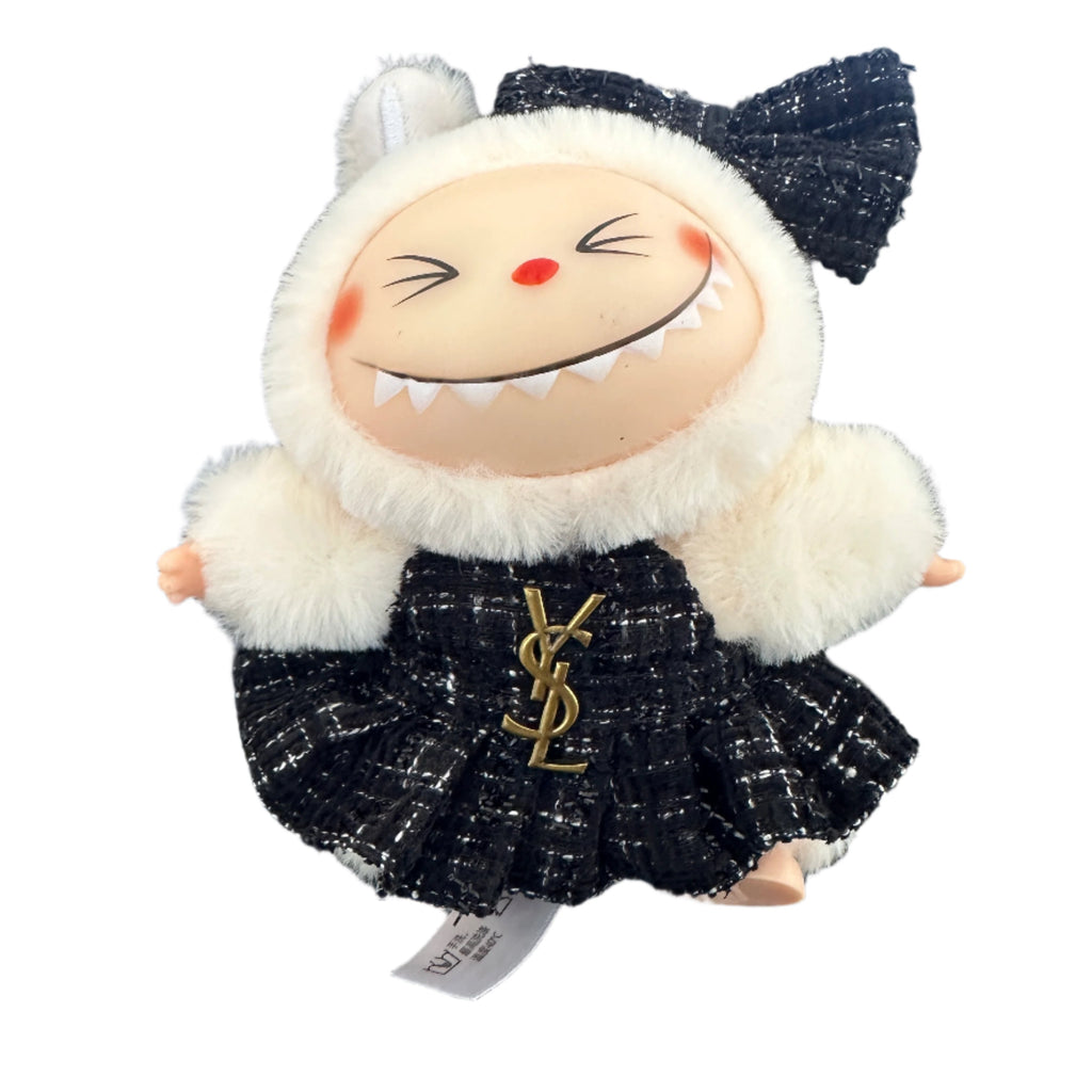 Black YSL Labubu Outfit