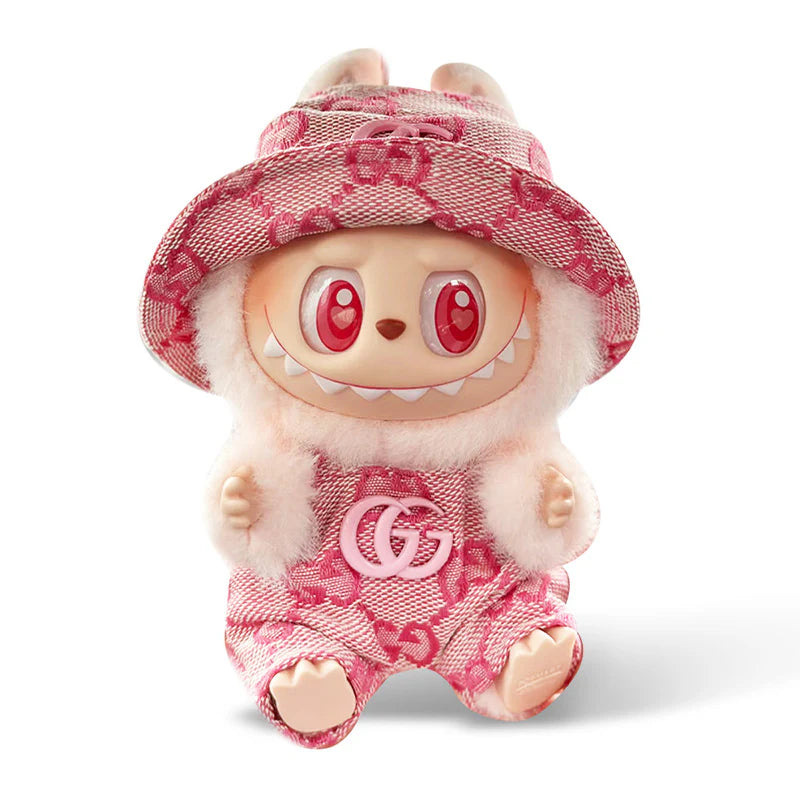 Pink GG Labubu Outfit 1
