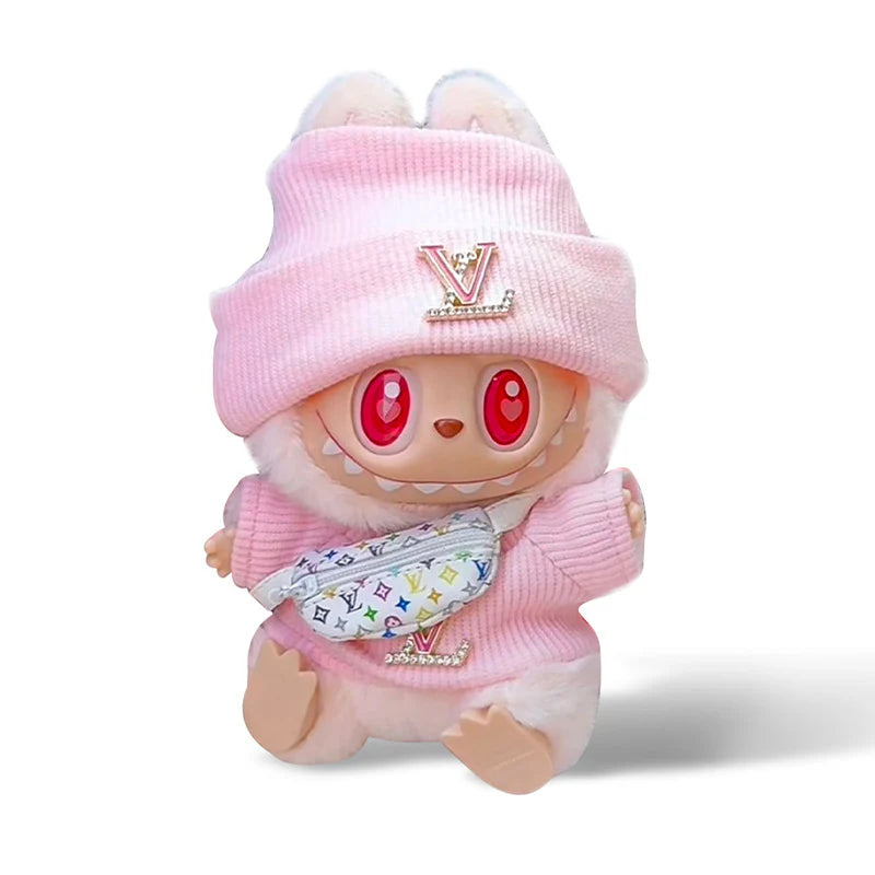 Pink LV Labubu Outfit